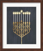 Golden Hanukkah II Fine Art Print