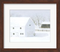 Whiteout Farm I Fine Art Print