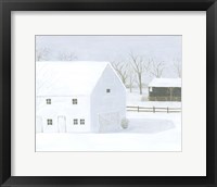 Whiteout Farm I Fine Art Print