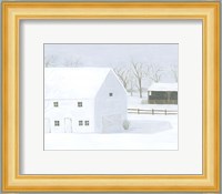 Whiteout Farm I Fine Art Print