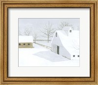 Whiteout Farm II Fine Art Print