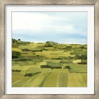 Green Gold Valley I Fine Art Print