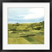Green Gold Valley II Framed Print