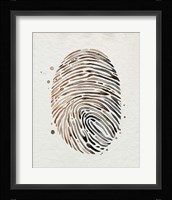 Finger Print I Framed Print