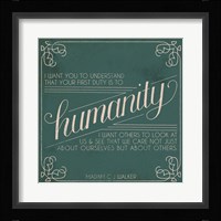 Madam Walker Quote I Framed Print