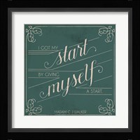 Madam Walker Quote II Framed Print