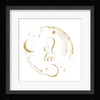 Gilded Astrology V Framed Print