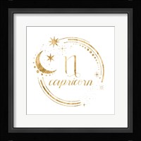 Gilded Astrology X Framed Print