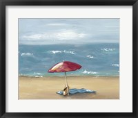 By the Beach I Framed Print