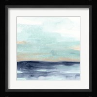 Ocean Morning Mist I Framed Print