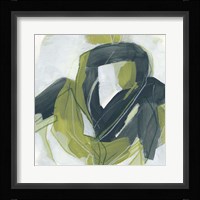 Verdigris Motion III Framed Print