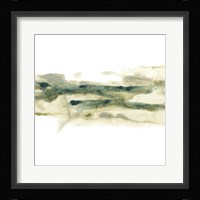 Verdigris Ribbon I Framed Print