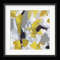 Citron Confetti I Framed Print