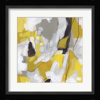 Citron Confetti II Framed Print