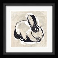Antique Rabbit I Framed Print
