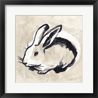 Antique Rabbit II Framed Print