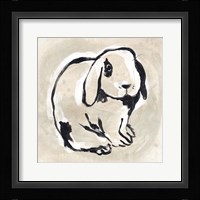 Antique Rabbit III Framed Print