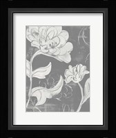 Grayscale Garden I Framed Print