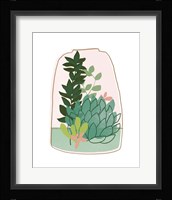 Terrarium Cameo I Framed Print