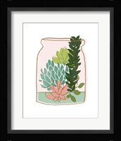 Terrarium Cameo VIII Framed Print