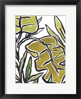 Naive Foliage III Framed Print
