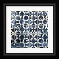 Tile-Dye V Framed Print