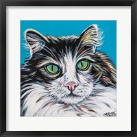 High Society Cat II Framed Print