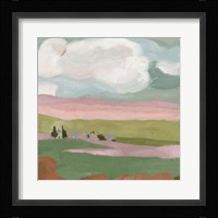 Violet Fields I Framed Print