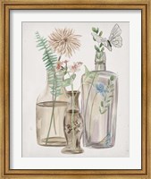 Butterflies & Flowers II Fine Art Print