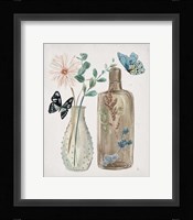 Butterflies & Flowers IV Framed Print