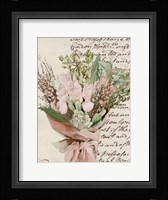 Wrapped Bouquet I Framed Print