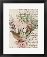 Wrapped Bouquet I Framed Print
