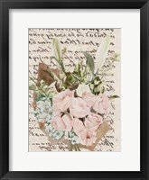 Wrapped Bouquet II Framed Print