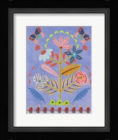 Embroidered Garden II Framed Print