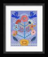 Embroidered Garden III Framed Print