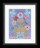 Embroidered Garden IV Framed Print