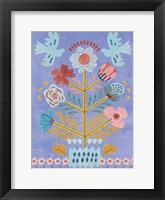 Embroidered Garden IV Framed Print