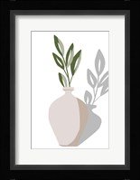 Vase & Stem V Framed Print