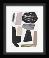 Underground Shapes IV Framed Print