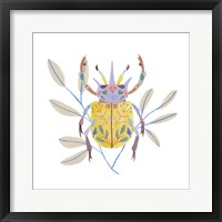 Floral Beetles I Framed Print
