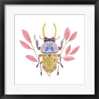Floral Beetles II Framed Print