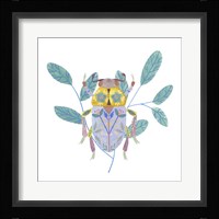 Floral Beetles III Framed Print