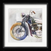 Moto Metal I Framed Print
