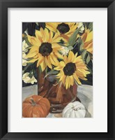 Sunflower Vase I Framed Print