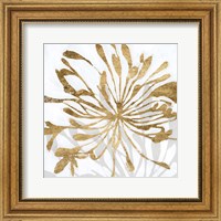Golden Gilt Bloom I Fine Art Print