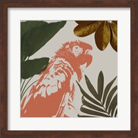 Graphic Tropical Bird I Fine Art Print