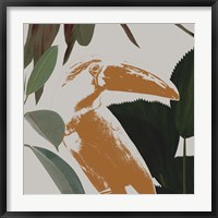 Graphic Tropical Bird III Fine Art Print