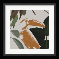Graphic Tropical Bird III Framed Print