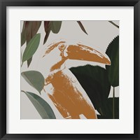 Graphic Tropical Bird III Framed Print