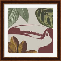 Graphic Tropical Bird V Fine Art Print